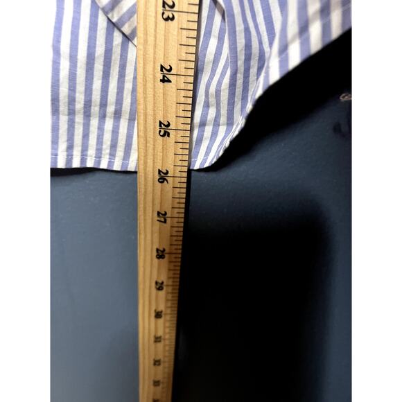 Nine West Sleeveless Button Down Women's Size Medium Lagenlook Preppy Office - Picture 5 of 6